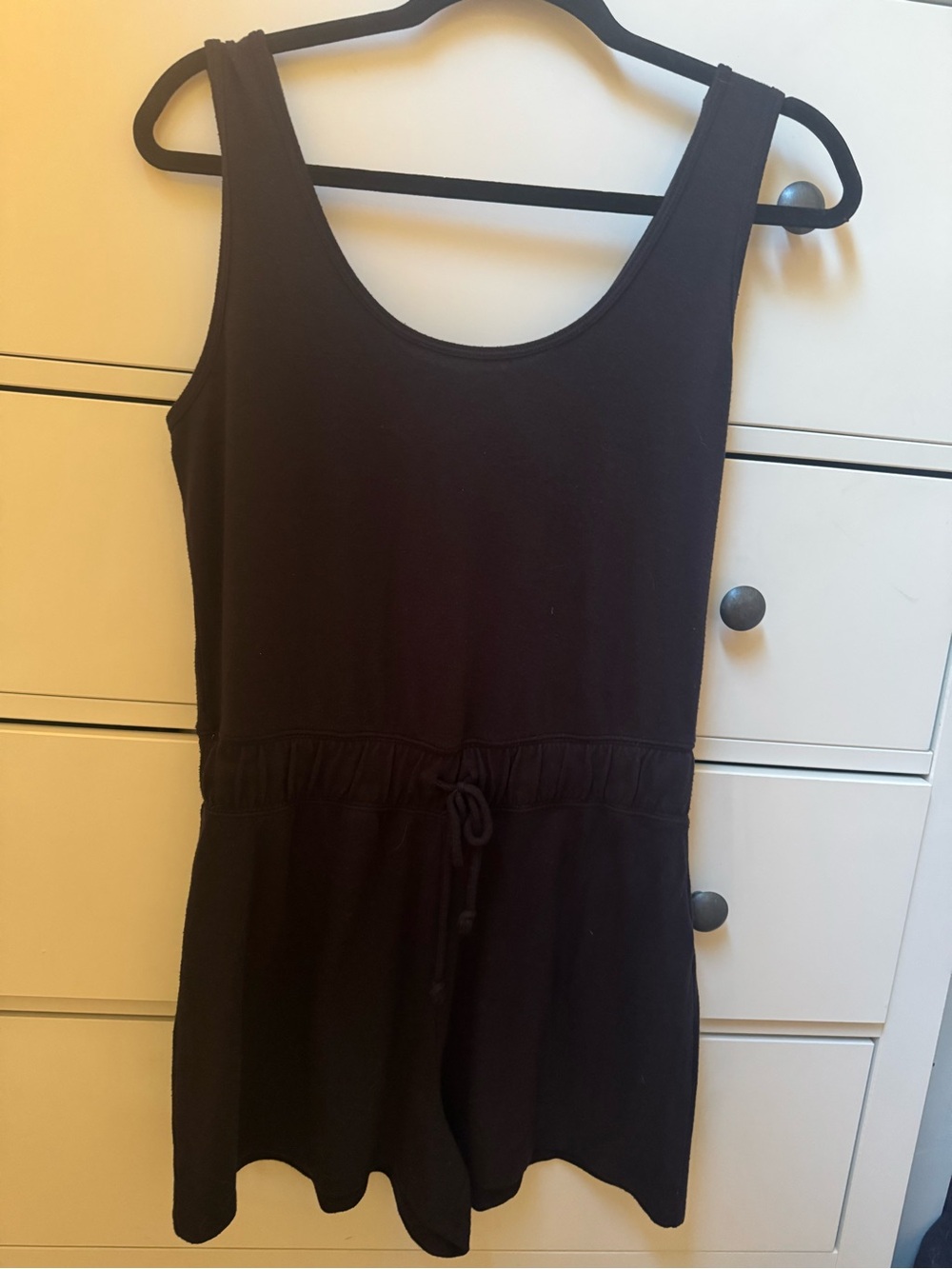 Abercrombie & Fitch Black Sleeveless Romper